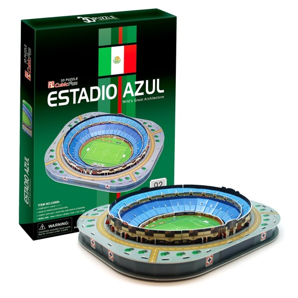 Puzzle 3D 92 pièces : Estadio Azul, Mexico - Cubic-77739