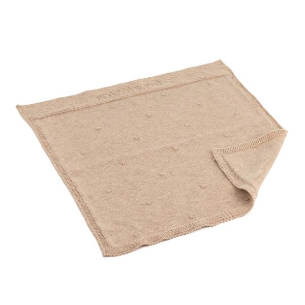 Terracotta Knitted Blanket - Miniland-8231549