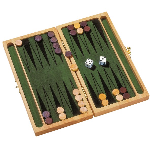 Jeu de backgammon en bois - Dam-86HS056