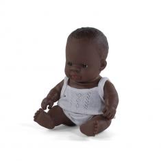 Poupée Bébé Garçon Africain 21cm