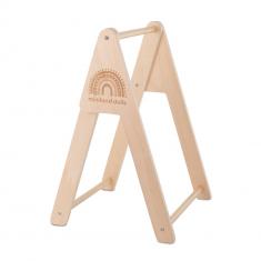 Wooden coat rack