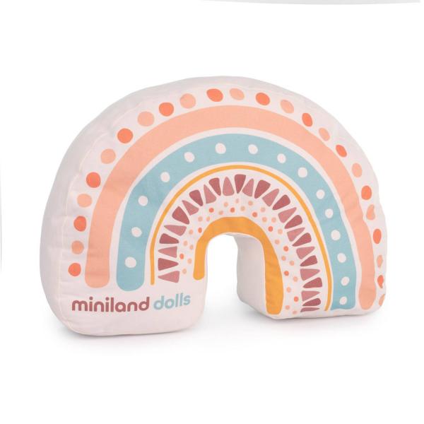 Rainbow cushion for dolls - Miniland-8231199