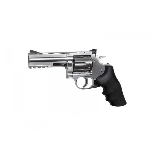 Revolver Dan Wesson silver 4'' CO2 plomb - ASG - ACR655