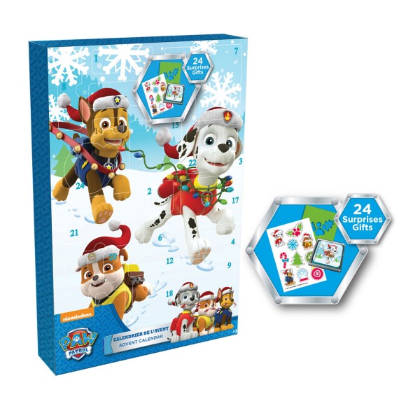 Calendrier de l'avent Pat'Patrouille (Paw Patrol) - Darpeje-CPAW086