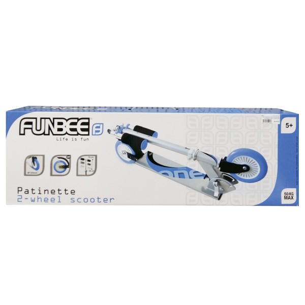Patinette Funbee bleue : 2 roues - Darpeje-OFUN201