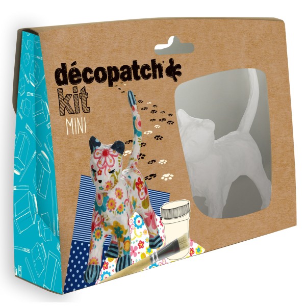 Mini kit créatif Décopatch : Chat - Décopatch-KIT012