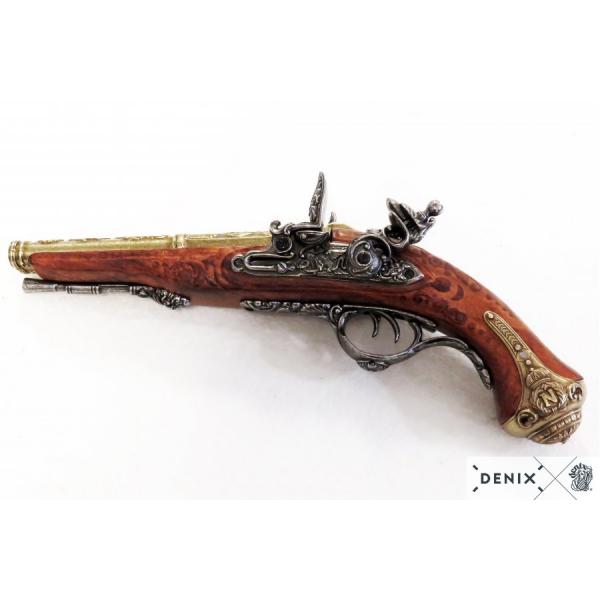Réplique décorative Denix de pistolet franais à 2 canons 1806 - CD1026