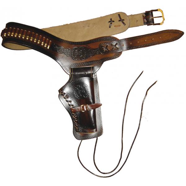 Ceinturon avec un holster pour revolver Western - CDCE703