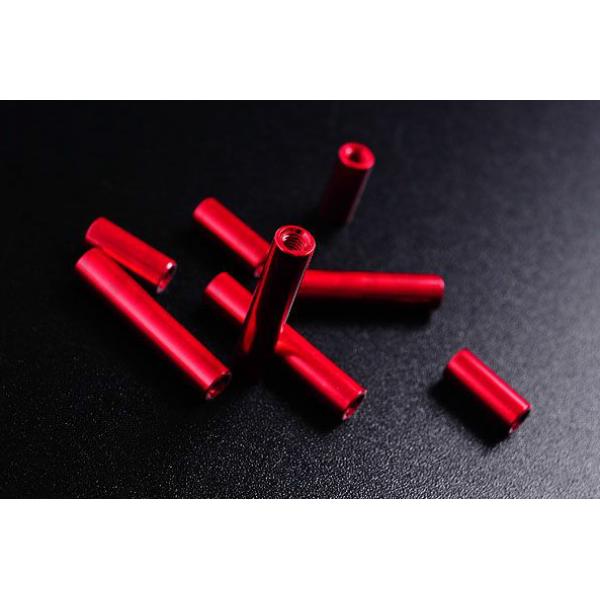 Tubes aluminium rouge 37mm - 2000102