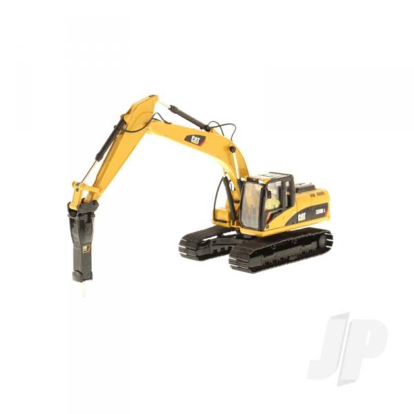 1:50 Cat 320D L Hydraulic Excavator with hammer - DCM85280C