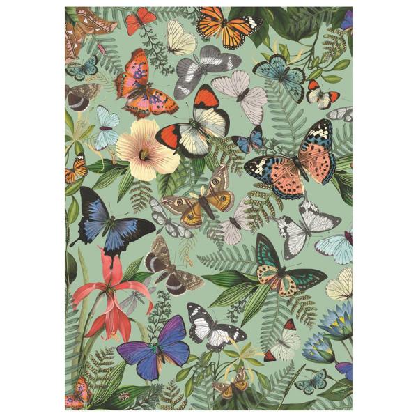 Puzzle de 1000 piezas: prado de mariposas  - Dino-532861