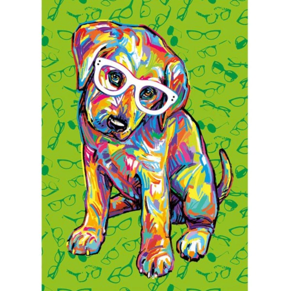 puppy with glasses 300 xl  new - Dino-472204