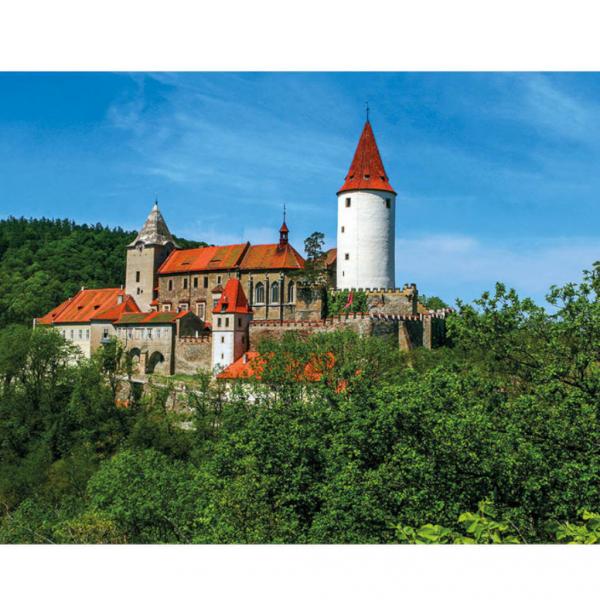 500 pieces puzzle: Krivoklat Castle - Dino-502284