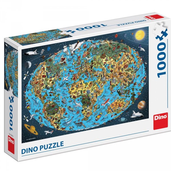 18000 pièces - Vieille carte du monde - Ravensburger