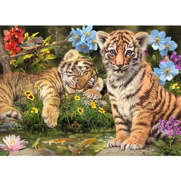 tiger babies 1000 secret collection puzzle new - Dino-532779