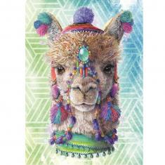 Puzzle de 500 piezas XL : Relax Puzzle : llama