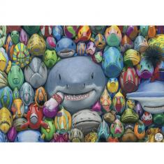 Puzzle 1000 piezas: Peces de colores