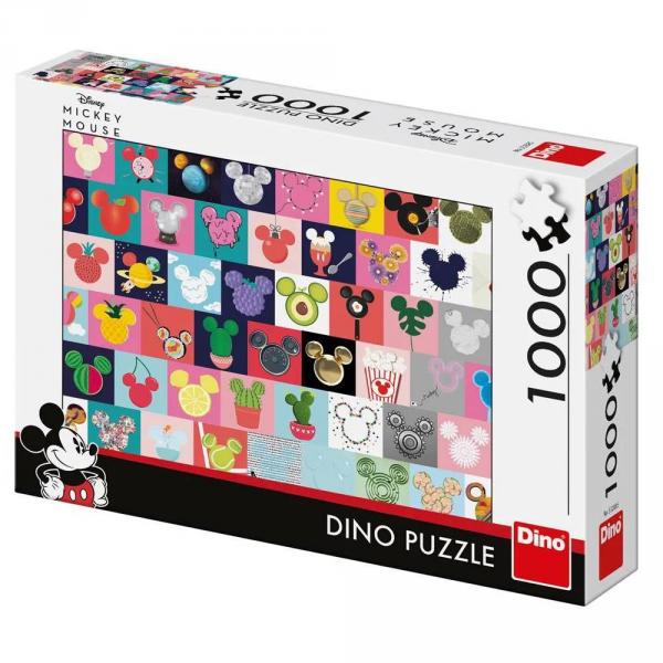 1000 Teile Puzzle: Mickey Ears - Dino-532885