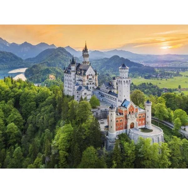 Puzzle 1000 Teile: Spring Neuschwanstein - Dino-533042