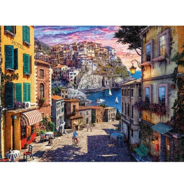 Puzzle 1000 pieces: Italian Coast - Dino-533066