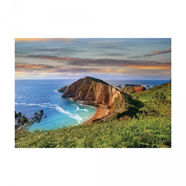 500 pieces puzzle: Cliff by the sea - Dino-502437