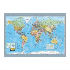 Puzzle Vieille Carte du Monde Step-Puzzle-84003 2000 pièces Puzzles -  Cartes du Monde et Mappemonde - /Planet'Puzzles