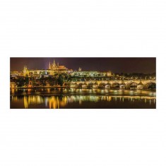 2000 pieces panoramic jigsaw puzzle: Charles Bridge