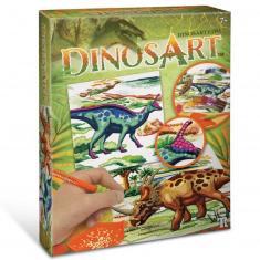 Strass par numéros : Dinosaures