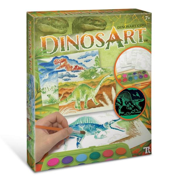 Zauberhaftes Aquarell: Dinosaurier - Dinosart-DA15052