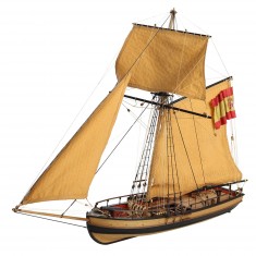 Wooden model ship: Atrevida