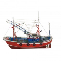 Schiffsmodell aus Holz: Virgen del Carmen