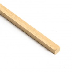 Rods for wooden model x 10: Basswood 1.5 x 1.5 x 1000 mm