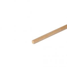 Round wooden sticks x 5: Linden Ø 3 x 1000 mm
