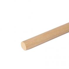 Round wooden sticks x 5: Linden Ø 4 x 1000 mm