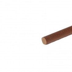 Round wooden sticks x 4: Walnut Ø 3 x 1000 mm