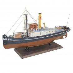 Maquette bateau en bois : Remorqueur basque Altsu Mendi