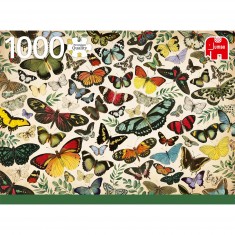 1000 pieces puzzle: Poster: Butterflies