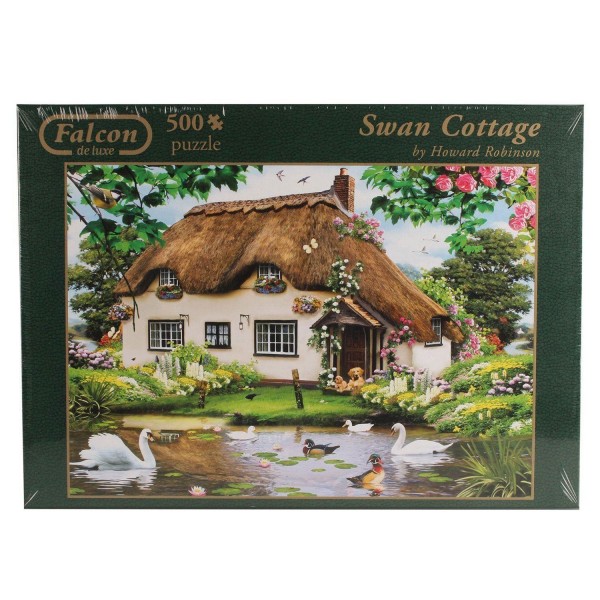 Puzzle 500 pièces : Swan Cottage - Diset-11014