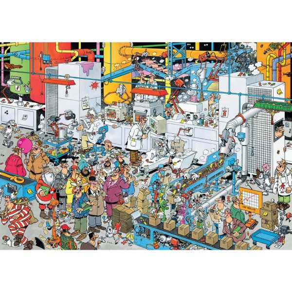 500 pieces puzzle: Jan Van Haasteren: The Candy Factory - Diset-19025