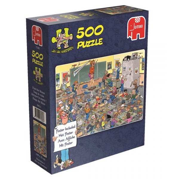 Puzzle 500 pièces Jan Van Haasteren Attrapez la souris Diset — free download