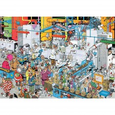 Puzzle 500 pièces : Jan Van Haasteren : La fabrique de bonbons