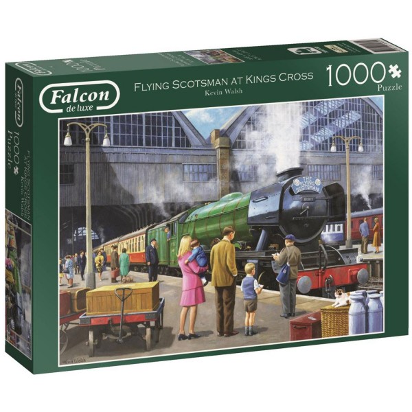 Puzzle 1000 pièces : Flying Scotsman at Kings Cross - Diset-11160