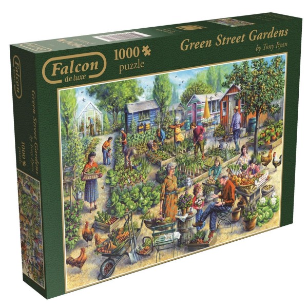 Puzzle 1000 pièces : Green Street Gardens - Diset-611081