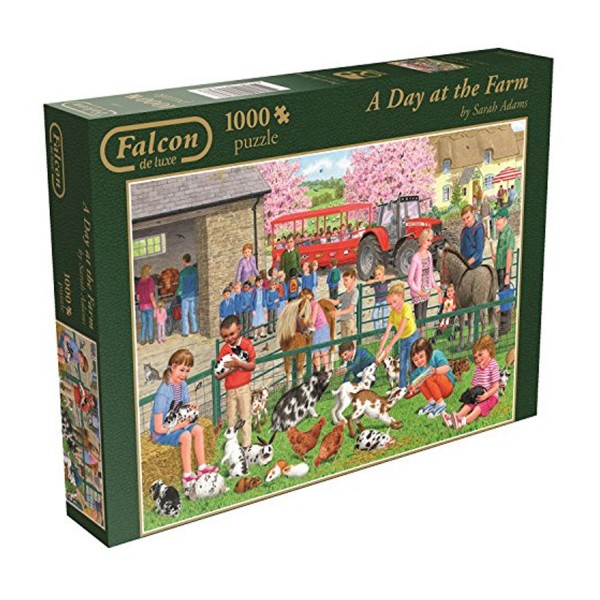 Puzzle 1000 pièces : A Day at the Farm - Diset-611089