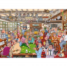 1000 pieces puzzle: Wasgij Destiny number 19: The Tavern of Two-Puzzles