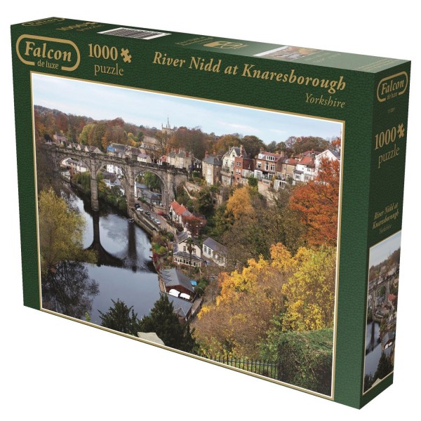 Puzzle 1000 pièces : River Nidd at Knaresborough - Diset-611091