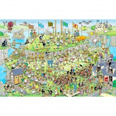 Puzzle 1500 pièces : Jan Van Haasteren :  Highland Games