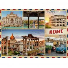 Puzzle de 1000 piezas: Saludos desde Roma