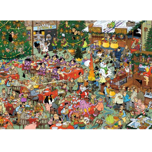 2 x 1000 pieces puzzle: Jan Van Haasteren: Christmas Gifts - Diset-19080