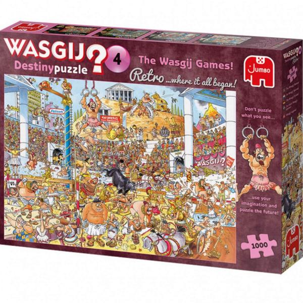 1000 pieces Jigsaw Puzzle: Wasgij Destiny Number 4: Retro - Diset-19178